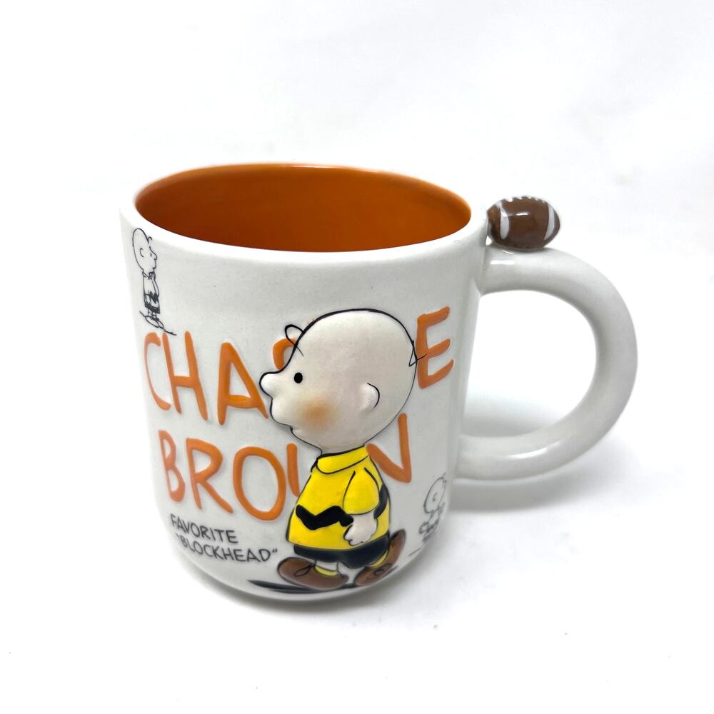 Westland Giftware‎ Charlie Brown Mug Favorite Blockhead Peanuts 3D Coffee Cup